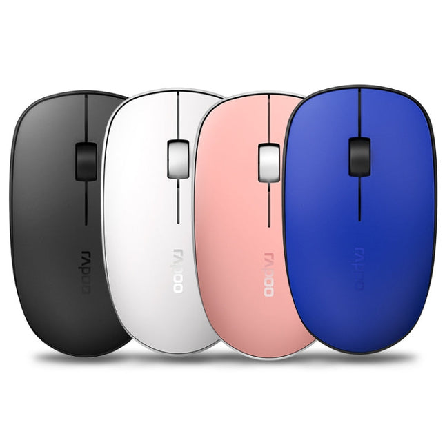 Rapoo M200G 1300 DPI 3 Keys Silent Wireless Mouse(Pink)