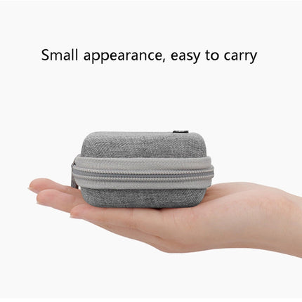 2 PCS Baona BN-F001 Headset Oxford EVA Storage Box Data Cable Charger Organizing Box(Black)