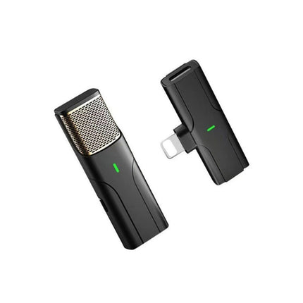 DS01 Outdoor Live Collar Microphone Collar Interview Recording Noise Reduction Wireless Microphone, Specification:, 8 Pin (Black), Type-C / USB-C (Black), Type-C / USB-C (White)