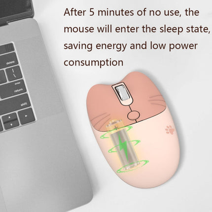 M3 3 Keys Cute Silent Laptop Wireless Mouse, Spec:, Wireless Version (Vitality Pink), Wireless Version (Milk Tea), Bluetooth Wireless Version (Milk Tea), Bluetooth Wireless Version (Pink), Bluetooth Wireless Version (Red)                               ...