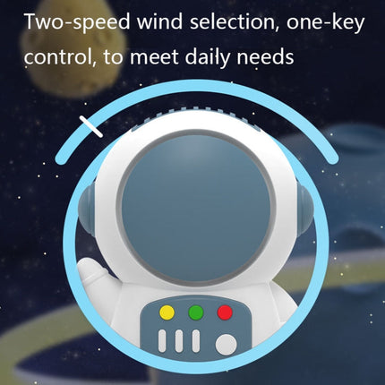 6052 USB Charging Mini Astronaut Shape Bladeless Fan, Blue, Green, Purple, Pink