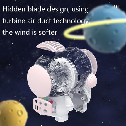 6052 USB Charging Mini Astronaut Shape Bladeless Fan, Blue, Green, Purple, Pink