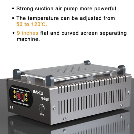 BAKU BA-948E Mobile Phone Liquid Crystal Separation Machine Flat Display Separator Heating Board, BA-948E 220V, BA-948E 110V