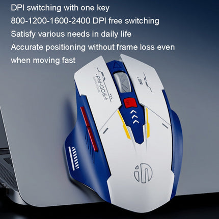 Inphic F9 Mecha Wireless Mouse Charging Office Game Mouse(Single Model 2.4G)