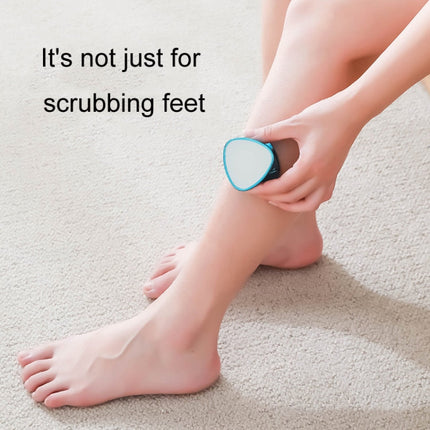 2 In 1 Hair Removal Foot Grinder Foot Peeling Pedicure Tool Epilator(Pink)