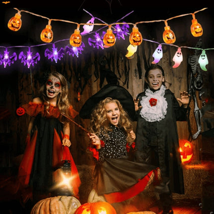 Colorful 3m 20LEDs Halloween LED Cartoon Atmosphere Decorative Light String(Little Ghost Hand)