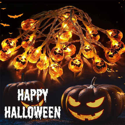 Colorful 3m 20LEDs Halloween LED Cartoon Atmosphere Decorative Light String(Little Ghost Hand)