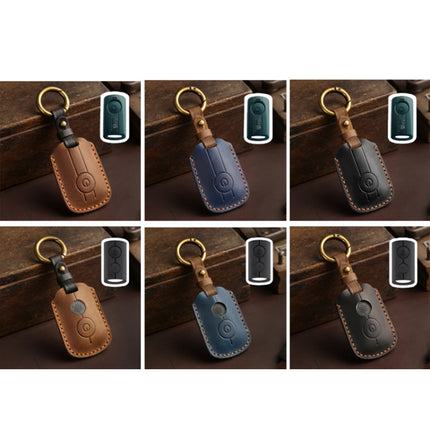 For YAMAHA NMAX155/XMAX300/Aerox/Jauns Hallmo Motorcycle Key Cover, Color: 1 Key Brown Hollowed