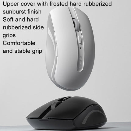 Rapoo M350G Bluetooth/2.4G Wireless Mouse Office Desktop Laptop Mute Mouse(White)