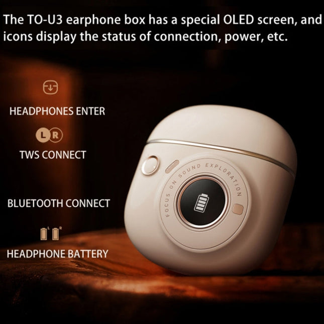 Edifier TO-U3 Plus Noise Reduction Sports Wireless Bluetooth Earphones(Dark Blue)