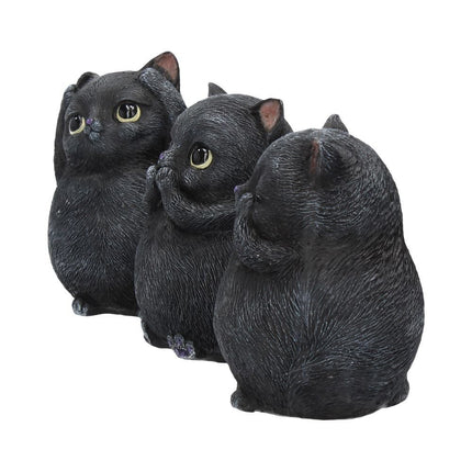 Nemesis Now Three Wise Fat Cats 8.5cm