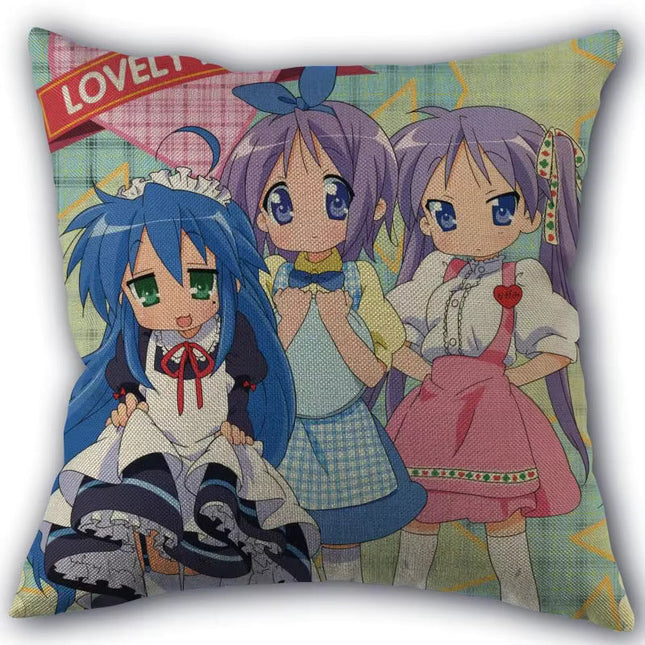 xxihlive Lucky Star Decorative Pillowcase - Modern Cotton Linen 45x45cm