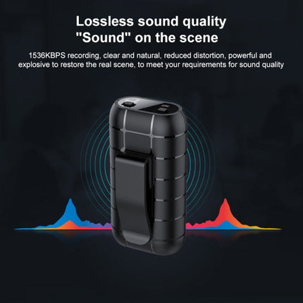 B800 Back Clip HD Sound Lossless Voice Recorder, B800