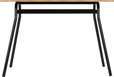 Warren 1+4 Dining Set - Russet Oak Effect/Black