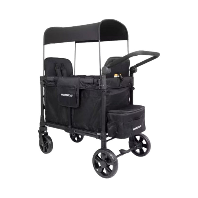 Wonderfold W2 Elite Pro Stroller Wagon - Jet Black