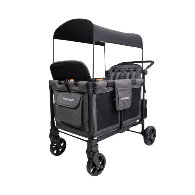 Wonderfold W4 Elite Pro Stroller Wagon - Charcoal Grey