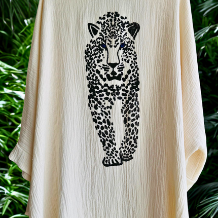 WILD LEOPARD Beach Shirt