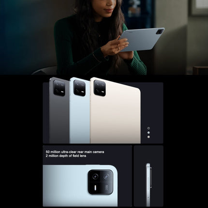 Xiaomi Pad 6 Pro, 11.0 inch, 12GB+512GB, MIUI 14 Qualcomm Snapdragon 8+ 4nm Octa Core up to 3.2GHz, 20MP HD Front Camera, 8600mAh Battery (Gold)