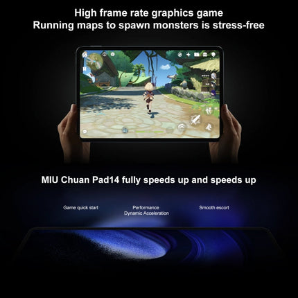 Xiaomi Pad 6, 11.0 inch, 8GB+128GB, MIUI 14 Qualcomm Snapdragon 870 7nm Octa Core up to 3.2GHz, 8840mAh Battery, Support BT, WiFi (Gold)