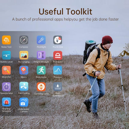 Unihertz 8849 Tank Pad E Rugged Tablet PC & Projector, 12GB+512GB, 10.95 inch Android 14 MT6789 Octa Core 4G Network, EU Plug