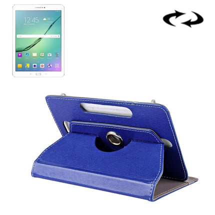 10 inch Tablets Leather Case Crazy Horse Texture 360 Degrees Rotation Protective Case Shell with Holder for Asus ZenPad 10 Z300C, Huawei MediaPad M2 10.0-A01W, Cube IWORK10, 10 inch Black, 10 inch Red, 10 inch Blue, 10 inch Magenta, 10 inch Purple     ...