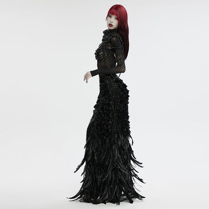 Punk Rave Aphrodite Beaded Necklace - Gothic Fashion Accessory