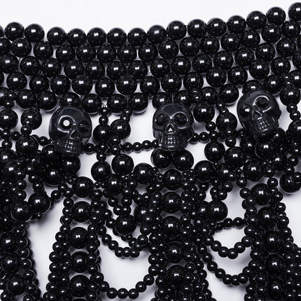Punk Rave Aphrodite Beaded Necklace - Gothic Fashion Accessory
