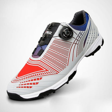 PGM Golf Knob Buckle Lace Sneakers Outdoor Sport Non-slip Shoes for Men, 45