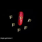 Letter F / Gold