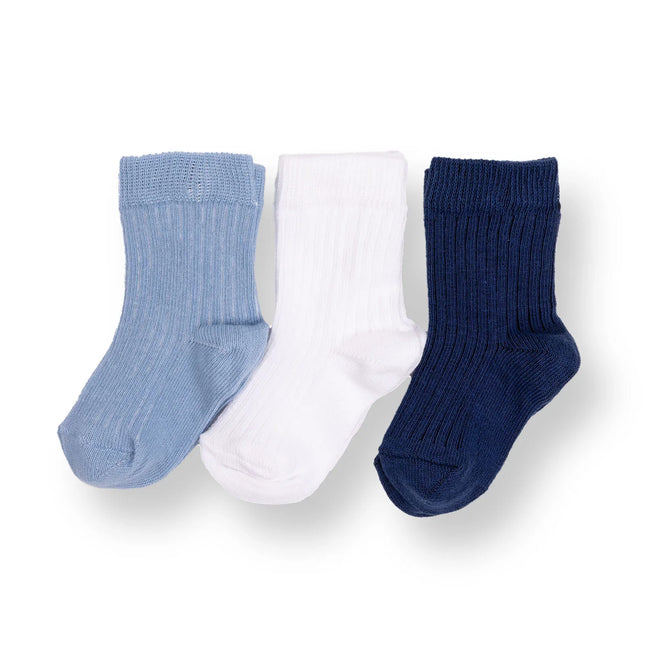 HelloBaby Ankle Socks 3 pcs - Navy Blue