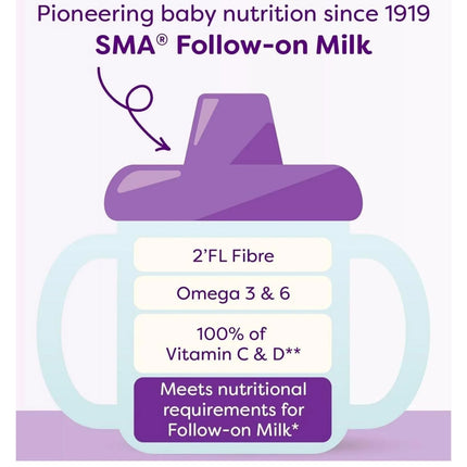 SMA Pro 2 Follow On Milk Formula 6+ months 800g