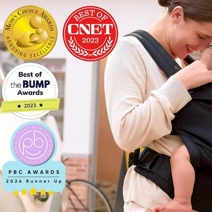 Momcozy Baby Carrier Newborn to Toddler Cotton - Black