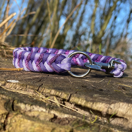 Amethyst - Handmade Paracord Dog Collar