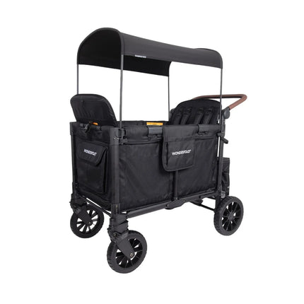 Wonderfold W4 Luxe Pro Stroller Wagon - Jet Black
