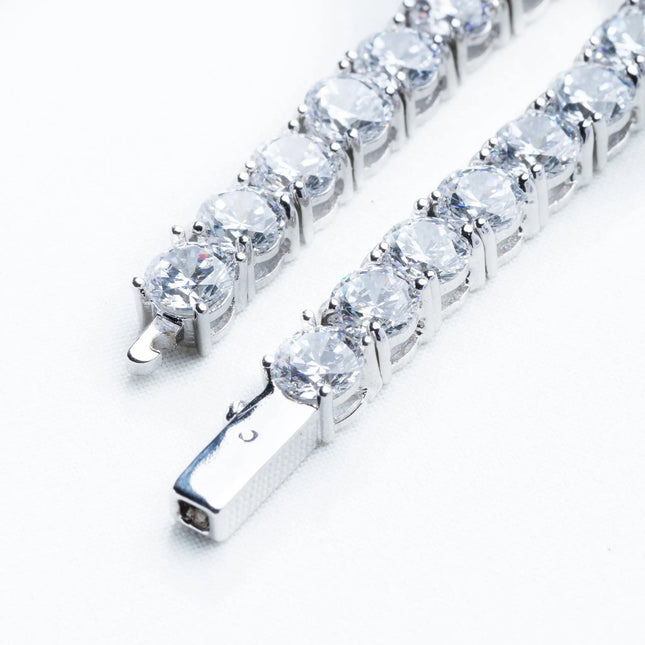 4mm Tennis Bracelet - Silver