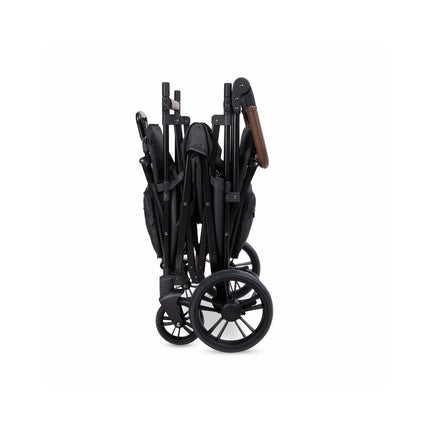 Wonderfold X2R Push & Pull Quad Stroller Wagon - Black