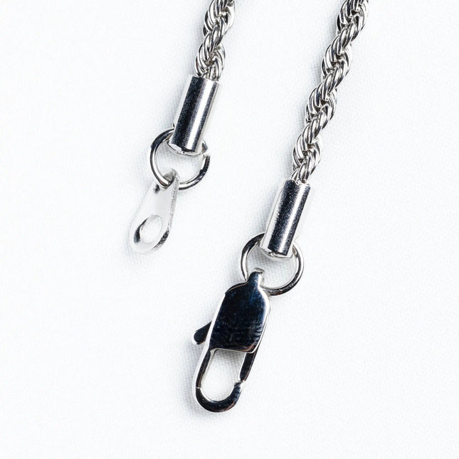 3mm Rope Chain - Silver