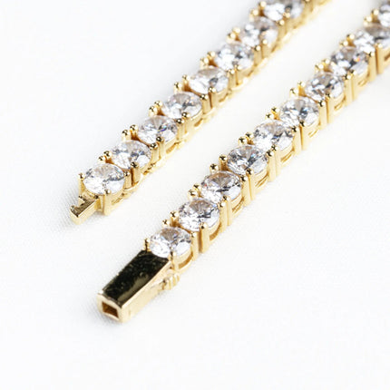 5mm Tennis Chain - Gold