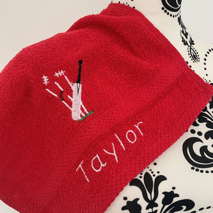 Cricket Towels - Personalised