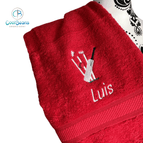 RED / 50cm X 85cm (HAND TOWEL)