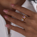 Pink White Crystal / No 7