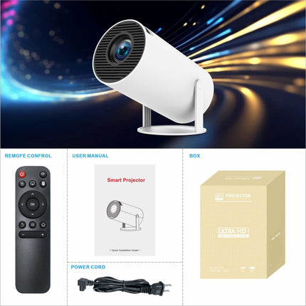 HY300 Pro Mini Projector - 1080P HD Portable Home Theater Projector with Android OS | Compact Cinema Projector for Movies & Gaming