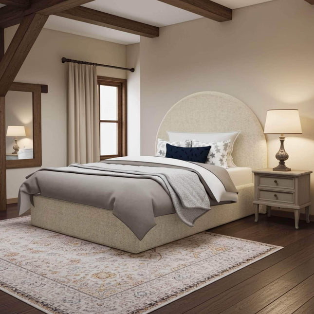 The Little Arc Ottoman Bed Frame: Stylish Storage