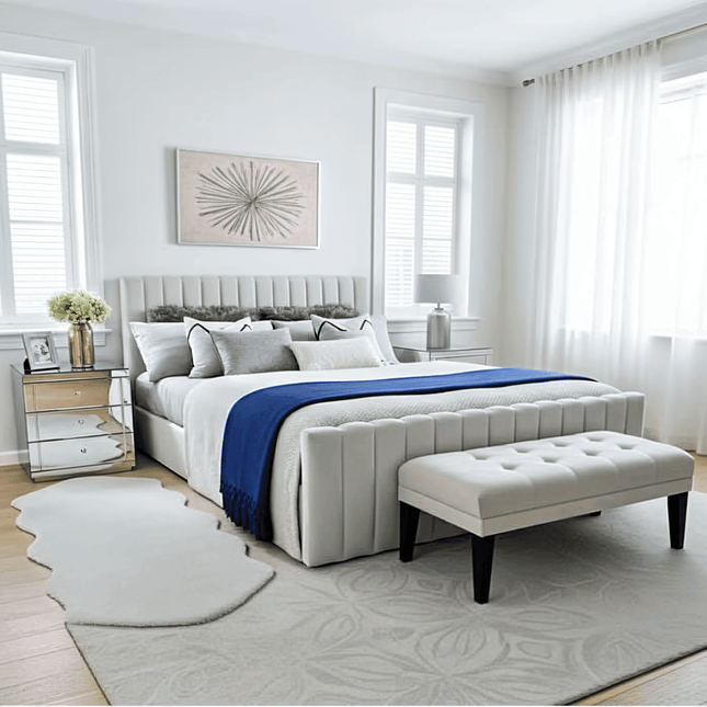 Francis Italian Modern Chesterfield Bed Frame