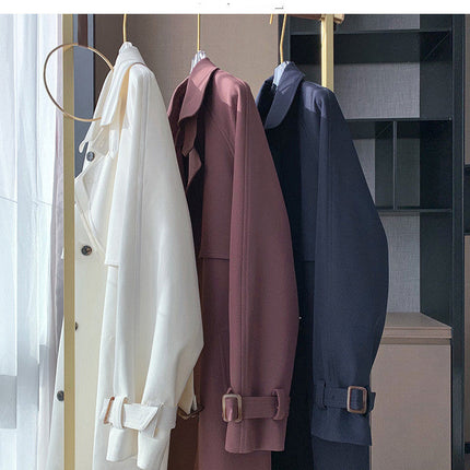 British Style Temperament Loose Coat Women