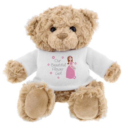 Fabulous Flower Girl Teddy Bear