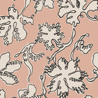 Curved Frill / Floral Sketch / Belle Blush