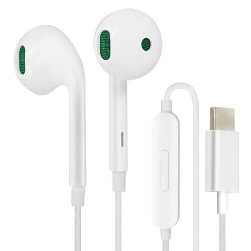Oppo MH147 In Ear Headphones USB-C - White/Green