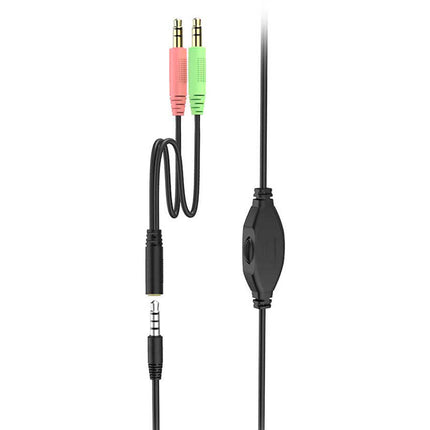 Hama HS-P150 PC Office Stereo Headset with 3.5mm Jack Adapter