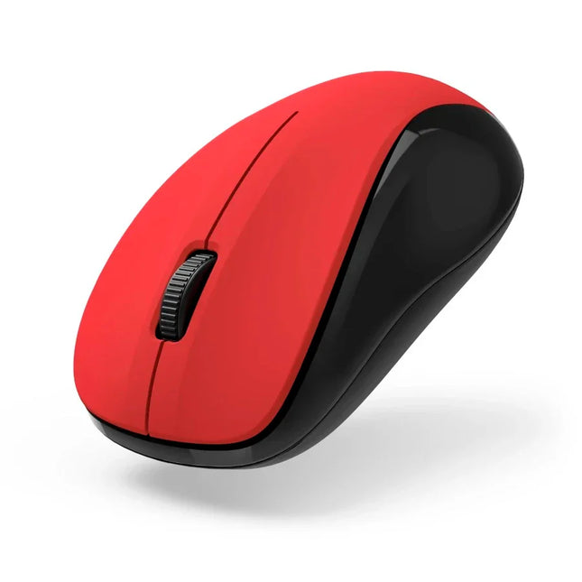 Hama MW-300 V2 Silent Optical 3-Button Wireless Mouse, Red